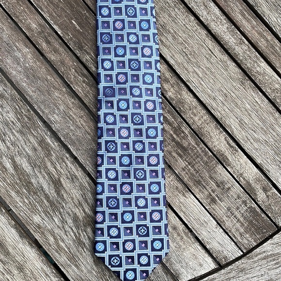 NWOT Dion Neckwear men’s 100% Italian silk tie - Picture 5 of 5